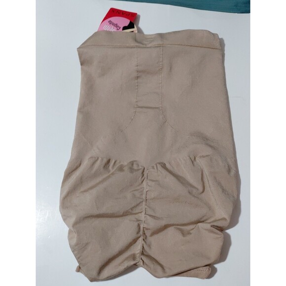 Spanx Slim Cognito Shaping High Waist Bodysuit Tan LG Seamless Removeable Clasps - Picture 7 of 10
